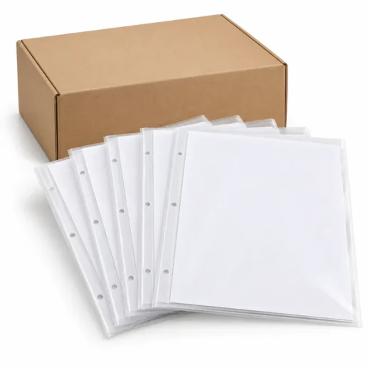 Standard Clear Sheet Protectors — 500 Pack