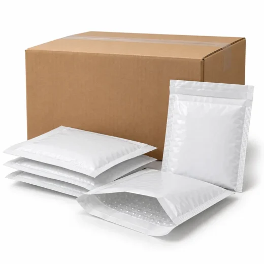 #000 Bubble-Lined Poly Mailers — 500 Case