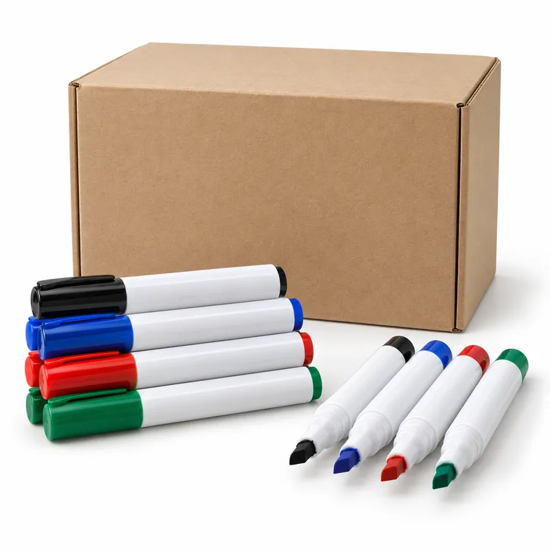 Assorted Chisel-Tip Dry-Erase Markers — 48 Pack